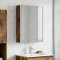 Badezimmerspiegelschrank Geräucherte Eiche 33 x 11,5 x 50 cm