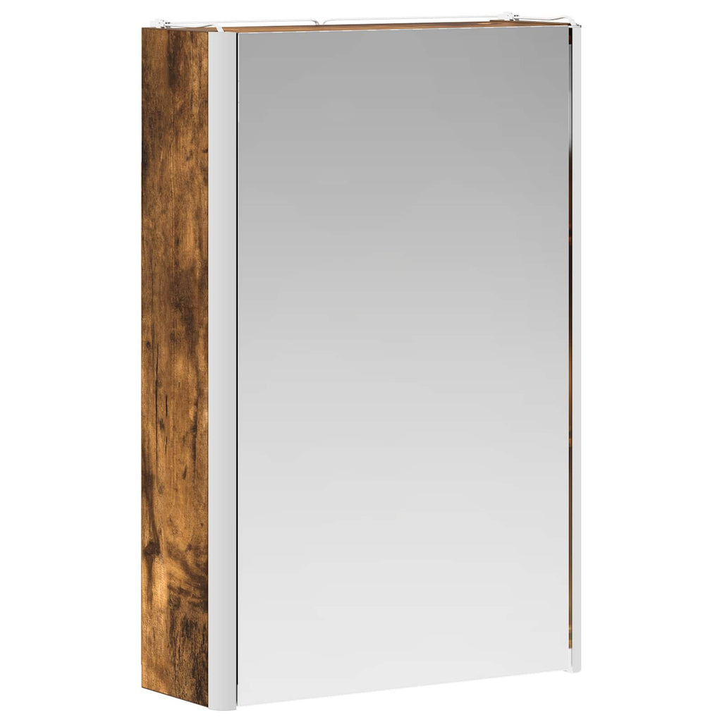 Badezimmerspiegelschrank Geräucherte Eiche 33 x 11,5 x 50 cm