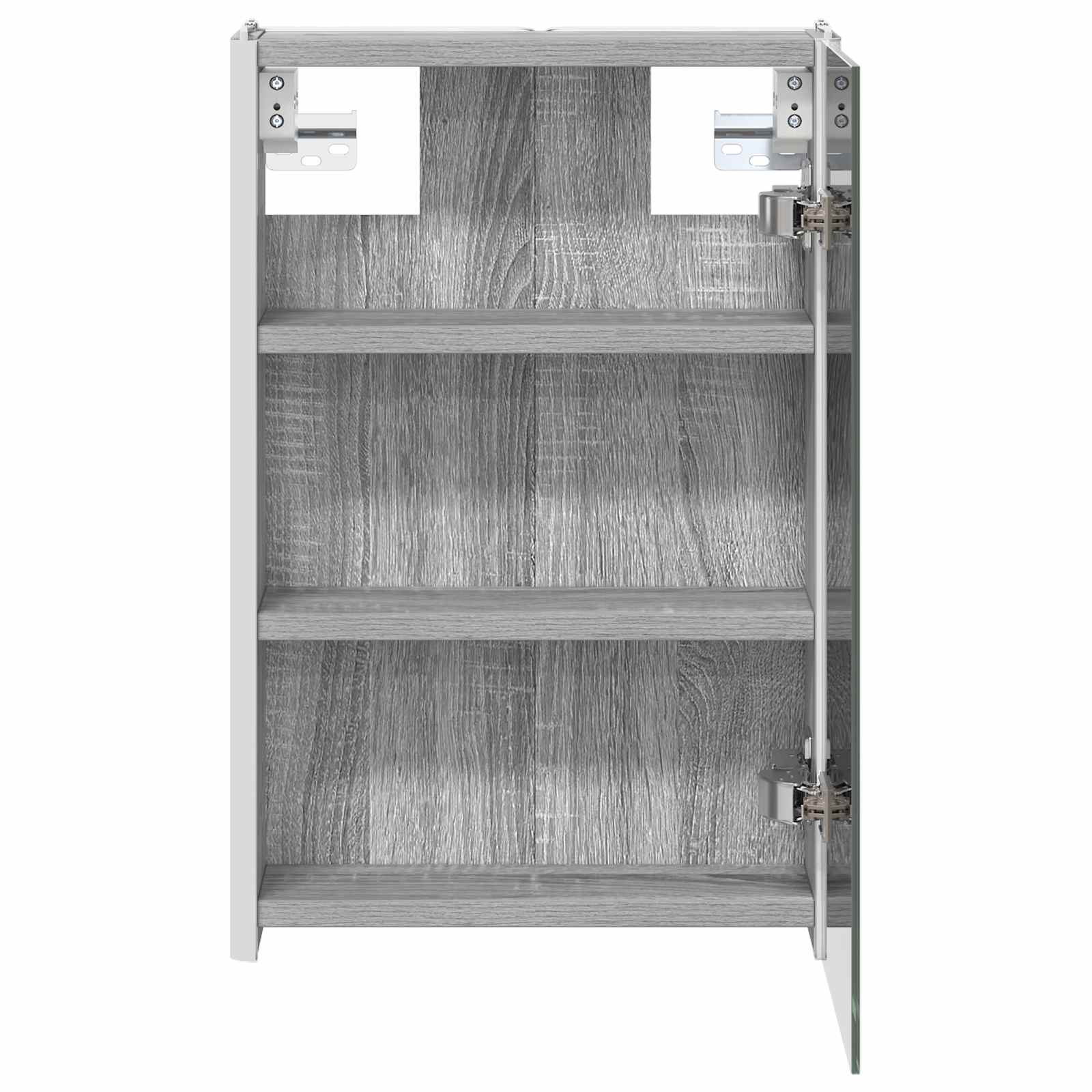 Badezimmerspiegelschrank Graues Sonoma 33 x 11,5 x 50 cm