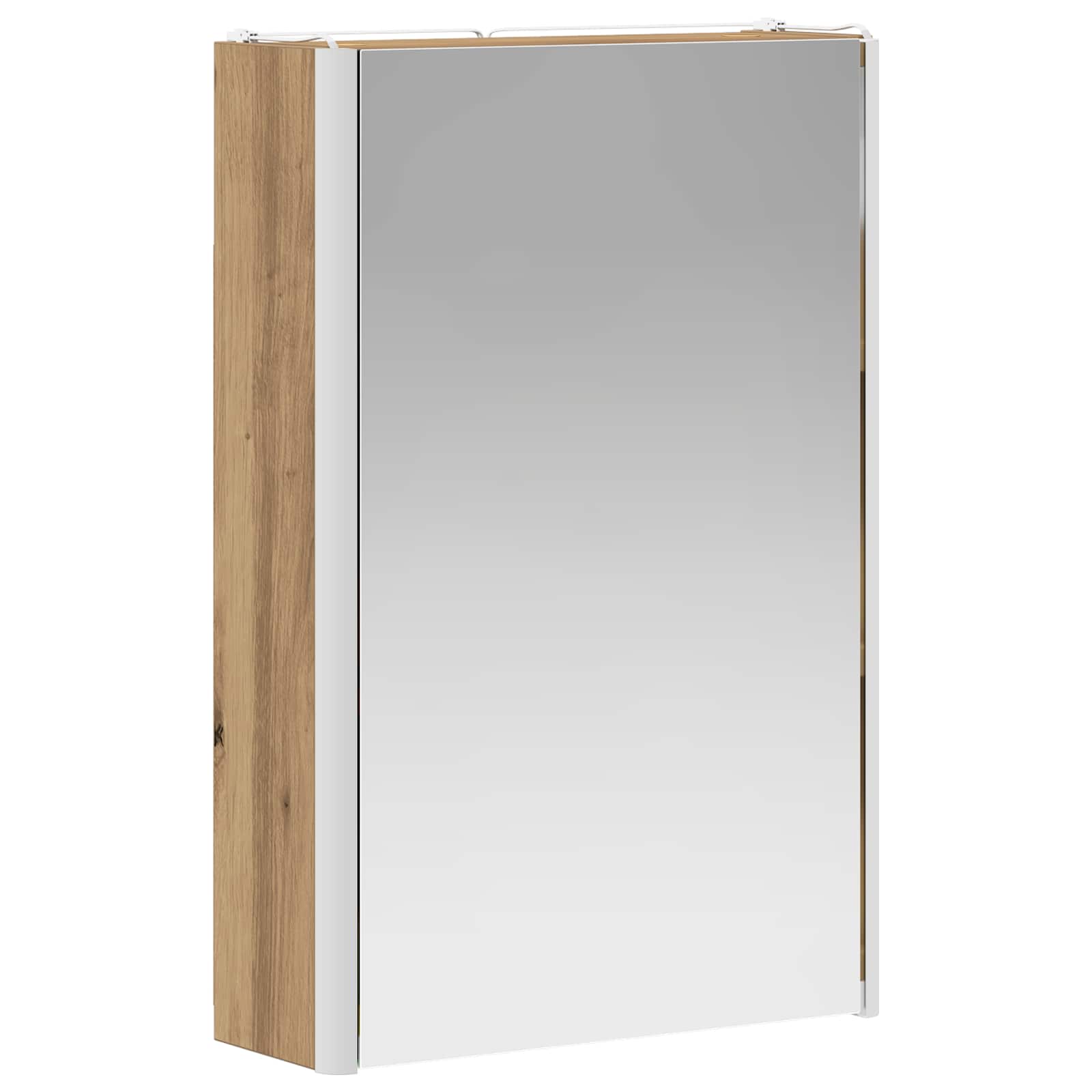 Badezimmerspiegelschrank Kunsthandwerk Eiche 33 x 11,5 x 50 cm