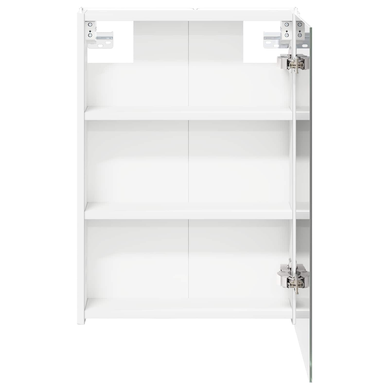 Badezimmerspiegelschrank Weiß 43 x 11,5 x 60,5 cm Holzwerkstoff