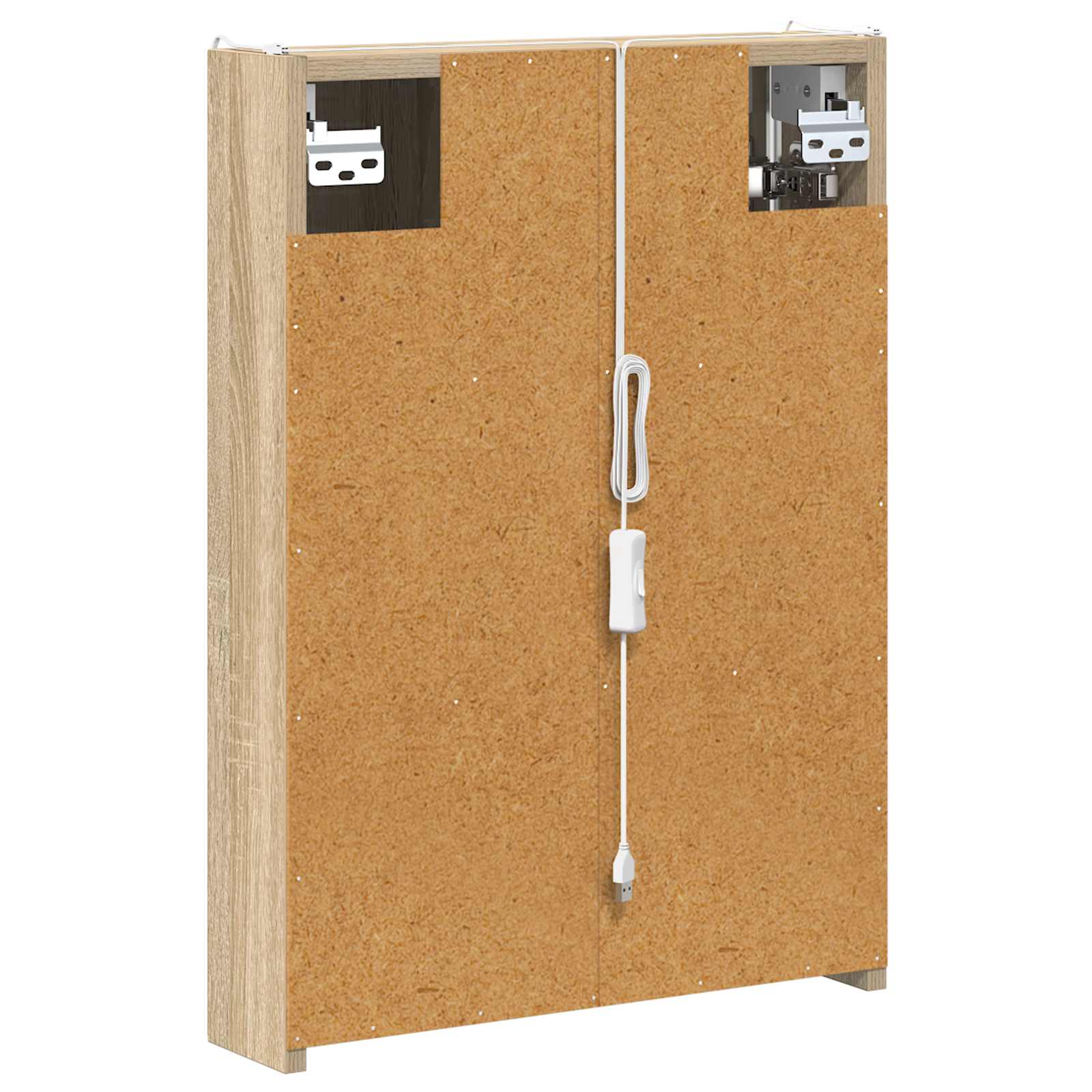 Badezimmerspiegelschrank Sonoma-Eiche 43 x 11,5 x 60,5 cm