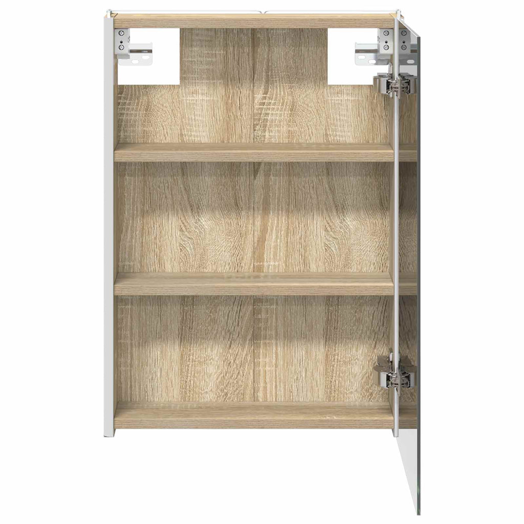 Badezimmerspiegelschrank Sonoma-Eiche 43 x 11,5 x 60,5 cm