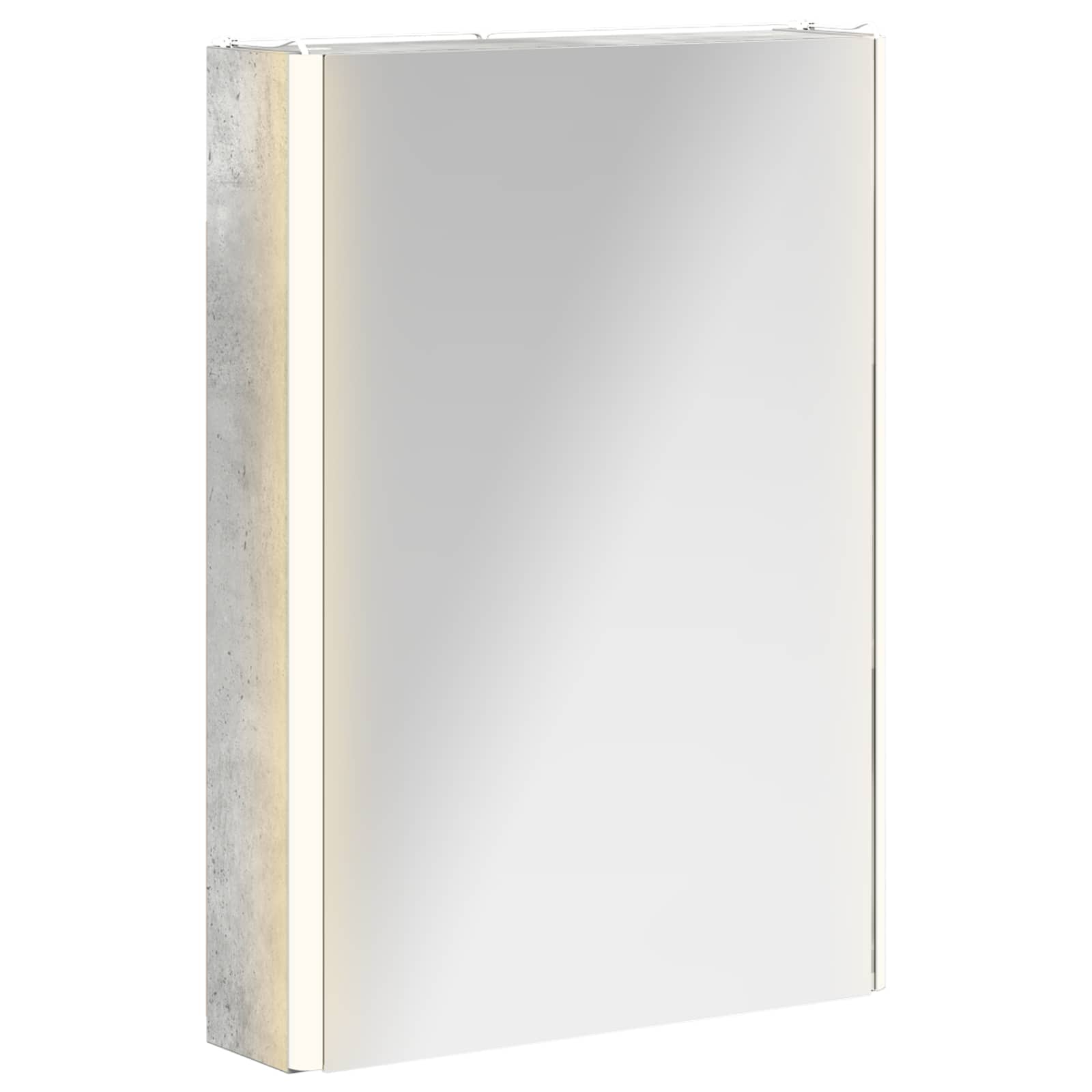 Badezimmerspiegelschrank Beton Grau 43 x 11,5 x 60,5 cm