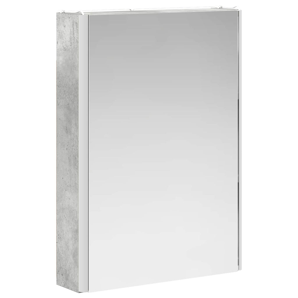 Badezimmerspiegelschrank Beton Grau 43 x 11,5 x 60,5 cm