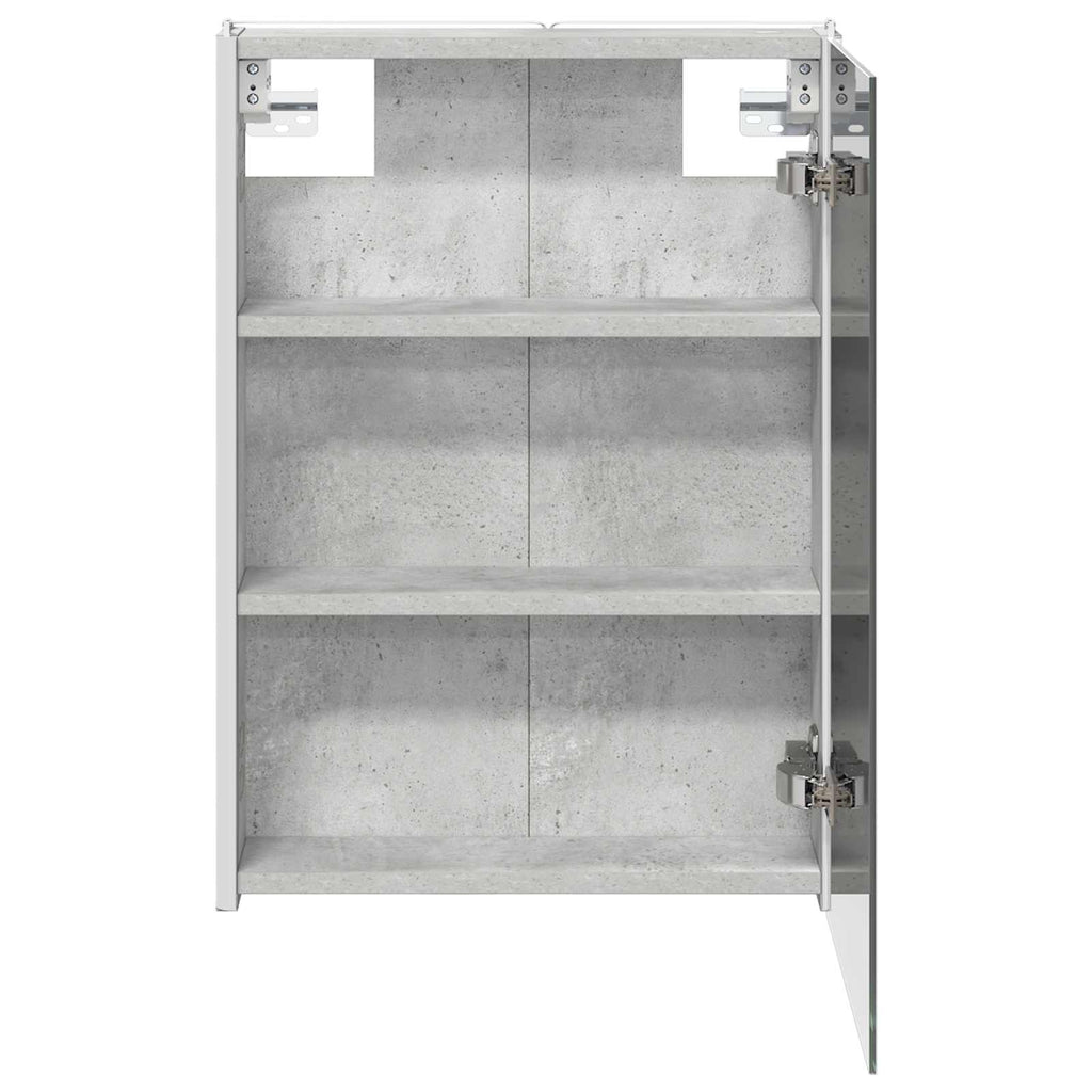 Badezimmerspiegelschrank Beton Grau 43 x 11,5 x 60,5 cm