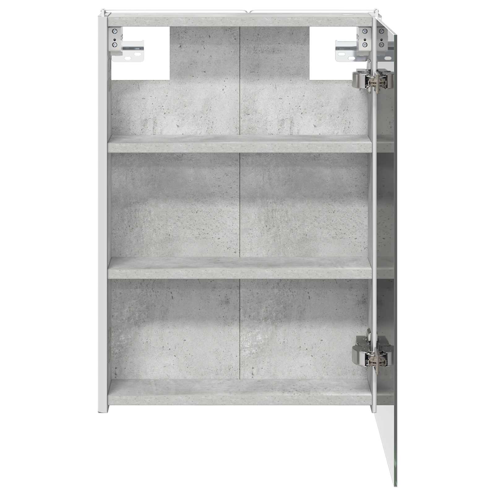 Badezimmerspiegelschrank Beton Grau 43 x 11,5 x 60,5 cm