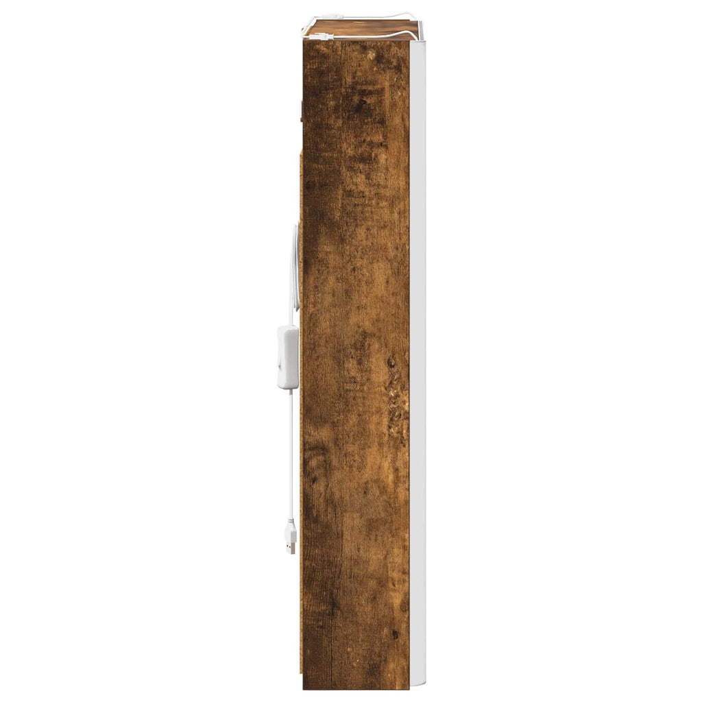 Badezimmerspiegelschrank Geräucherte Eiche 43 x 11,5 x 60,5 cm