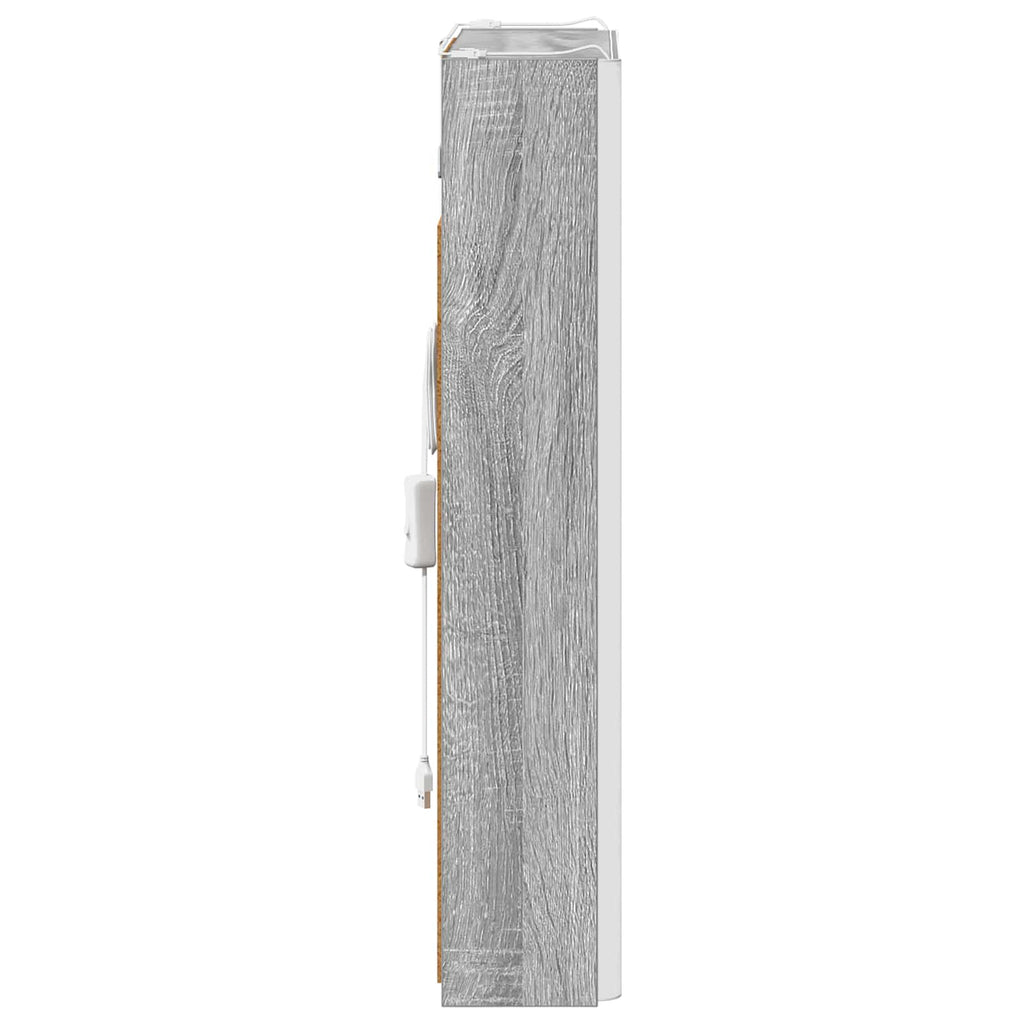 Badezimmerspiegelschrank Graues Sonoma 43 x 11,5 x 60,5 cm