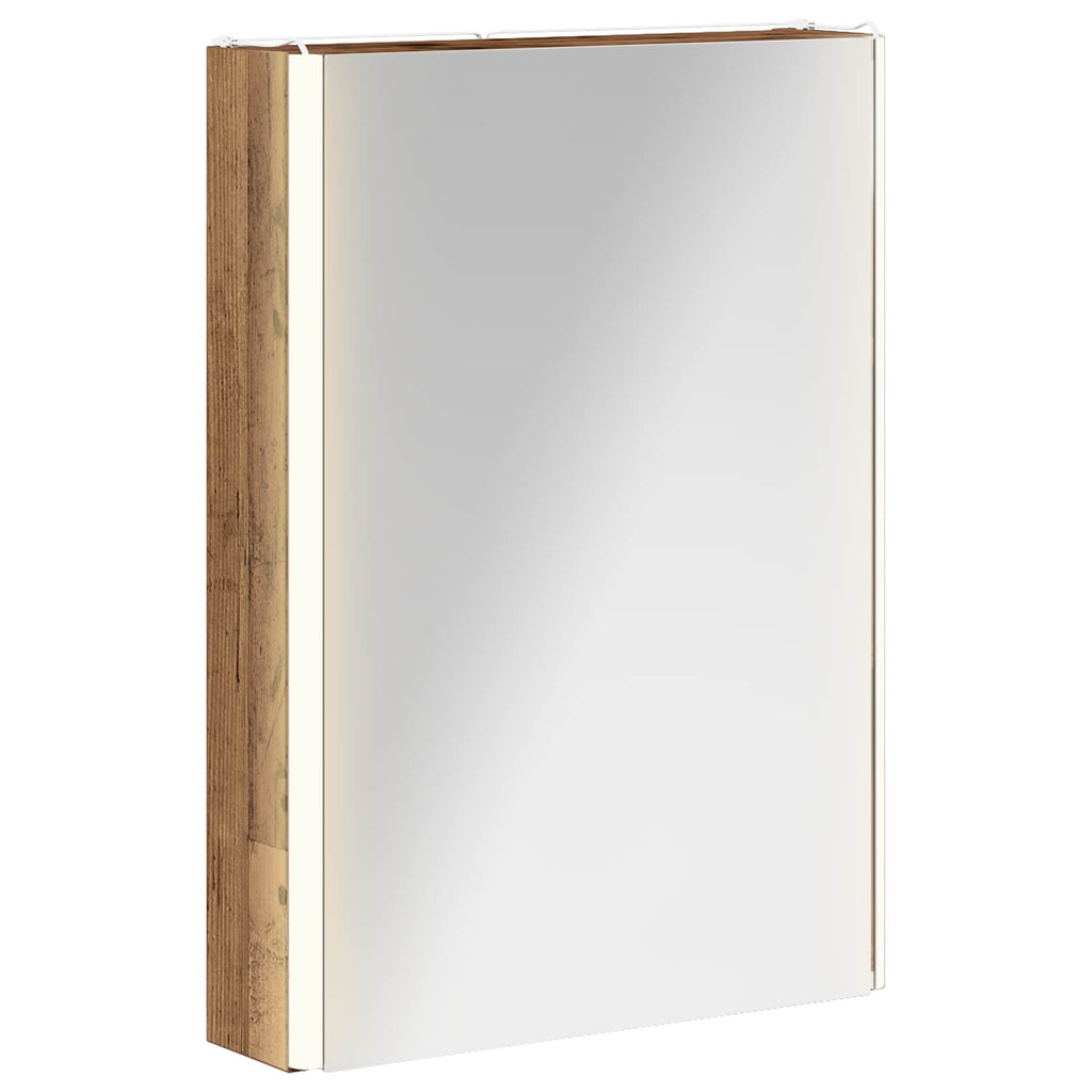 Badezimmerspiegelschrank Altholz 43 x 11,5 x 60,5 cm