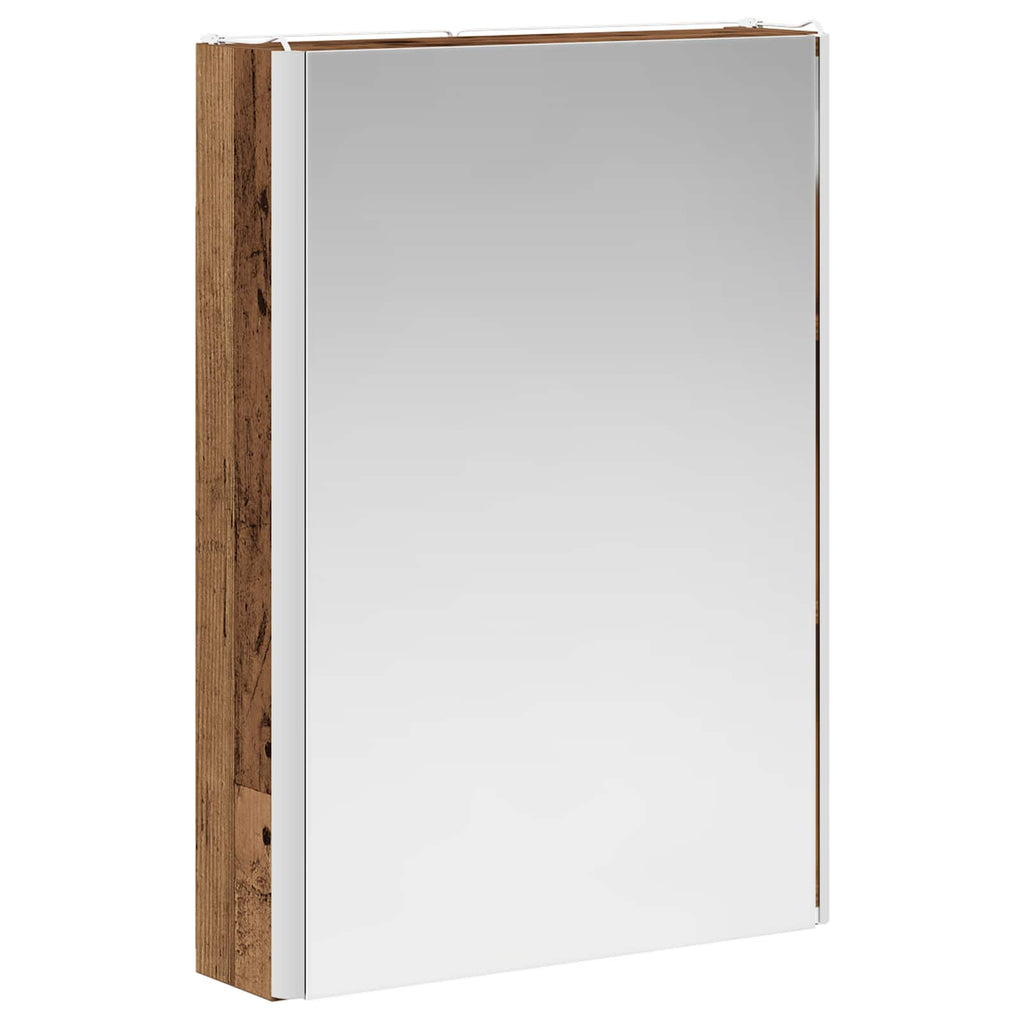 Badezimmerspiegelschrank Altholz 43 x 11,5 x 60,5 cm