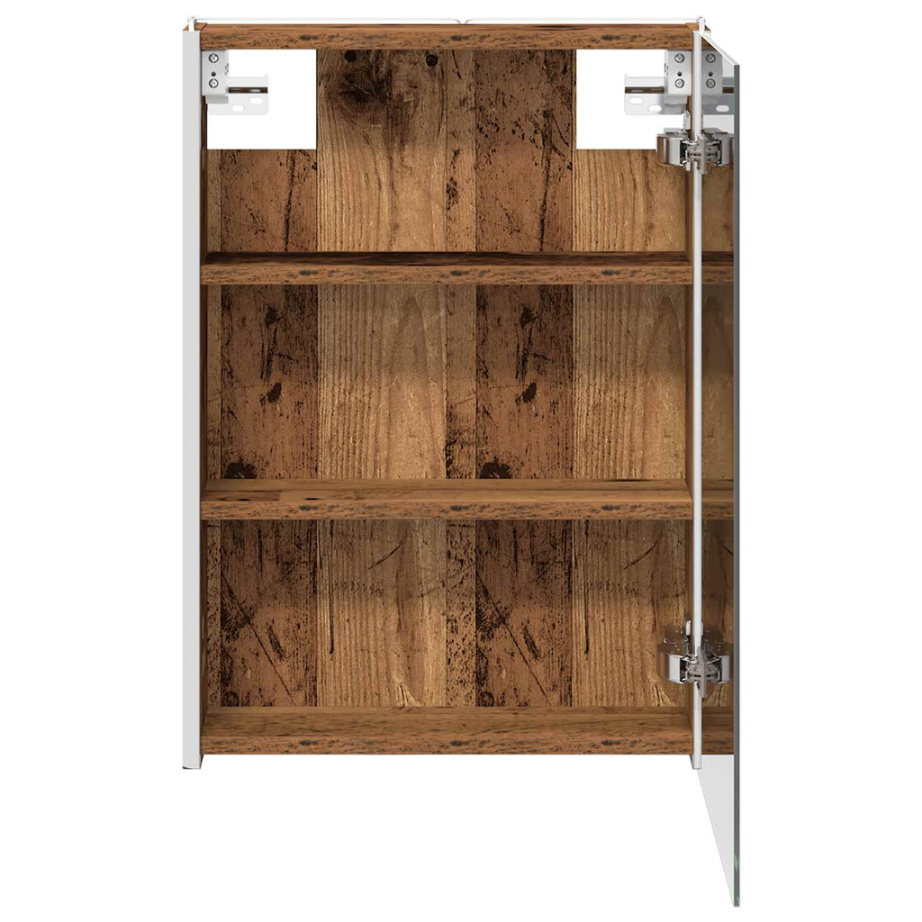 Badezimmerspiegelschrank Altholz 43 x 11,5 x 60,5 cm