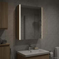 Badezimmerspiegelschrank Sonoma-Eiche 53,5 x 15,5 x 70 cm