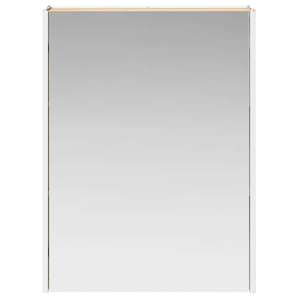 Badezimmerspiegelschrank Sonoma-Eiche 53,5 x 15,5 x 70 cm
