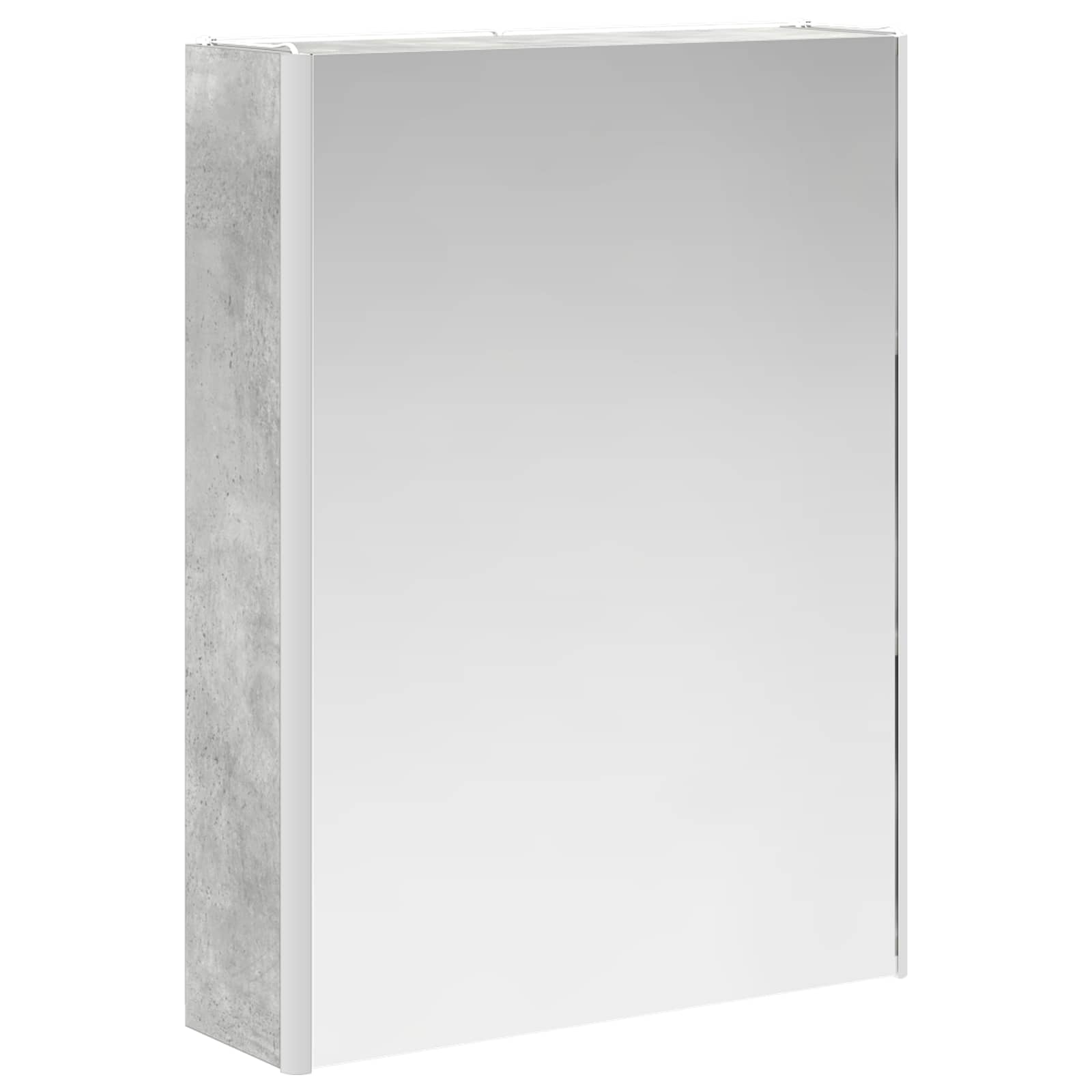 Badezimmerspiegelschrank Beton Grau 53,5 x 15,5 x 70 cm