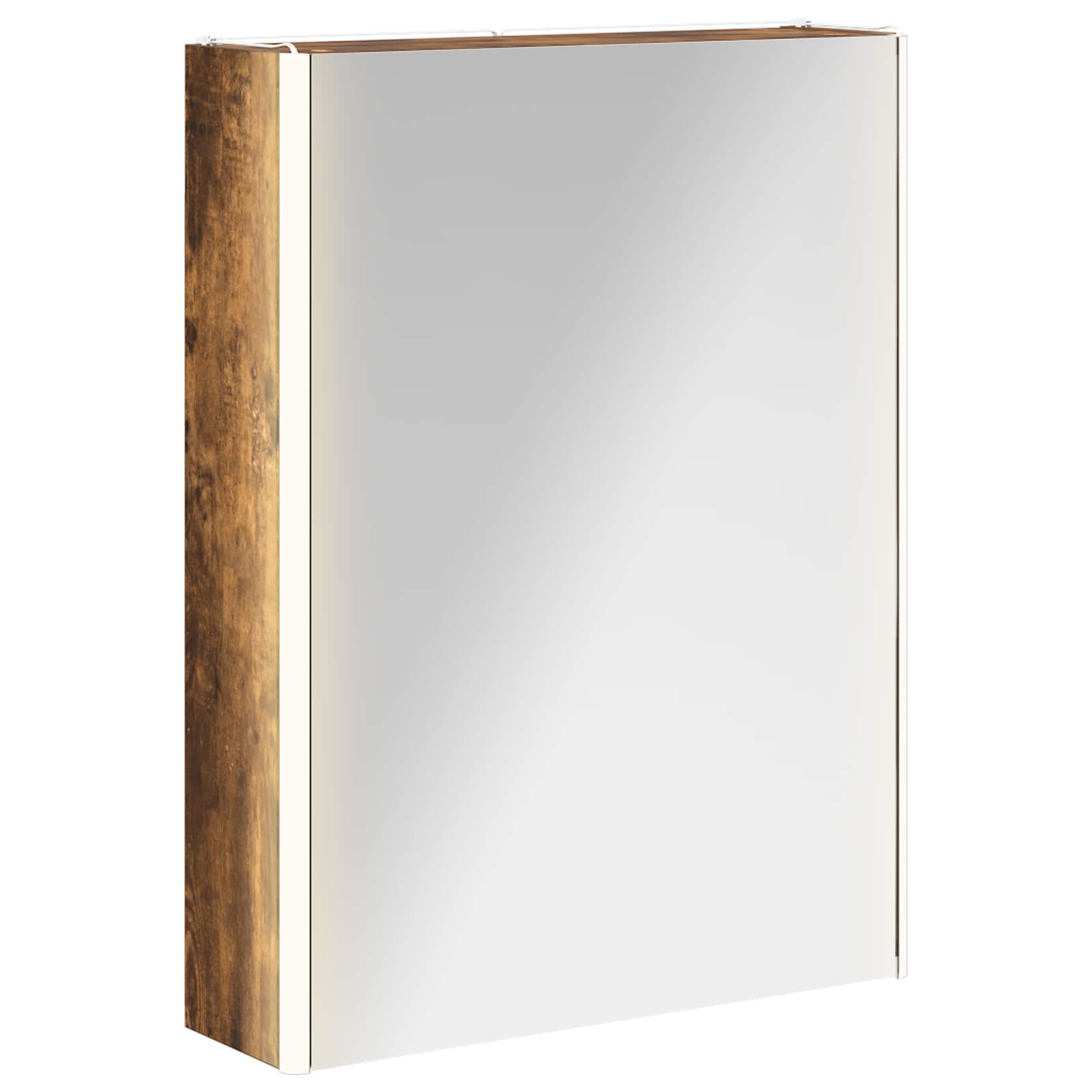 Badezimmerspiegelschrank Geräucherte Eiche 73,5 x 15,5 x 70 cm