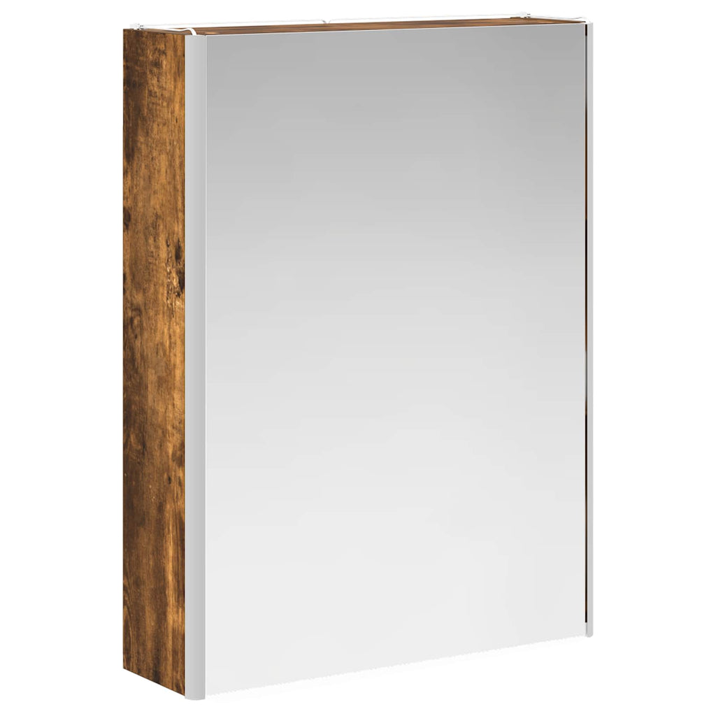Badezimmerspiegelschrank Geräucherte Eiche 73,5 x 15,5 x 70 cm