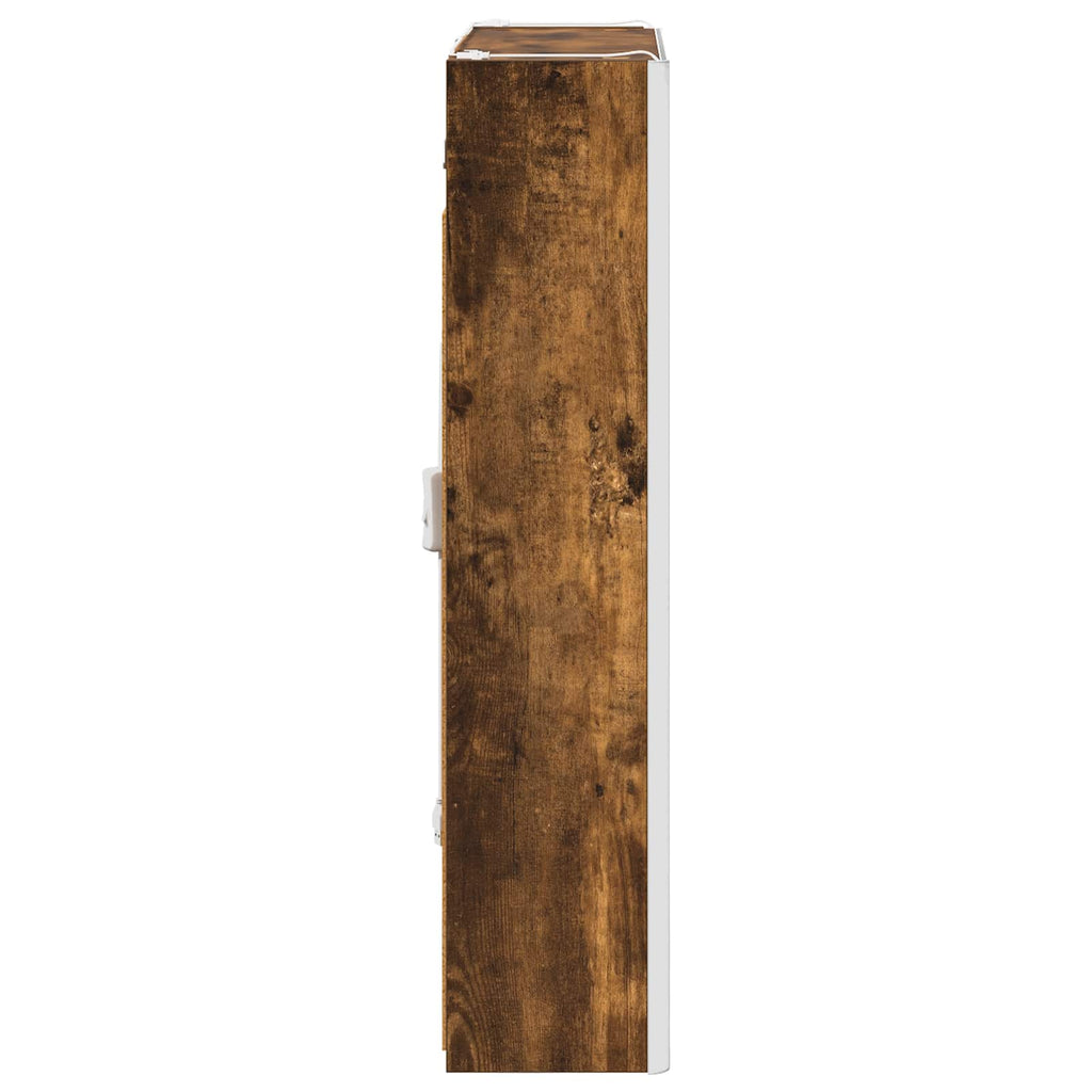 Badezimmerspiegelschrank Geräucherte Eiche 73,5 x 15,5 x 70 cm