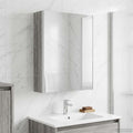 Badezimmerspiegelschrank Graues Sonoma 53,5 x 15,5 x 70 cm