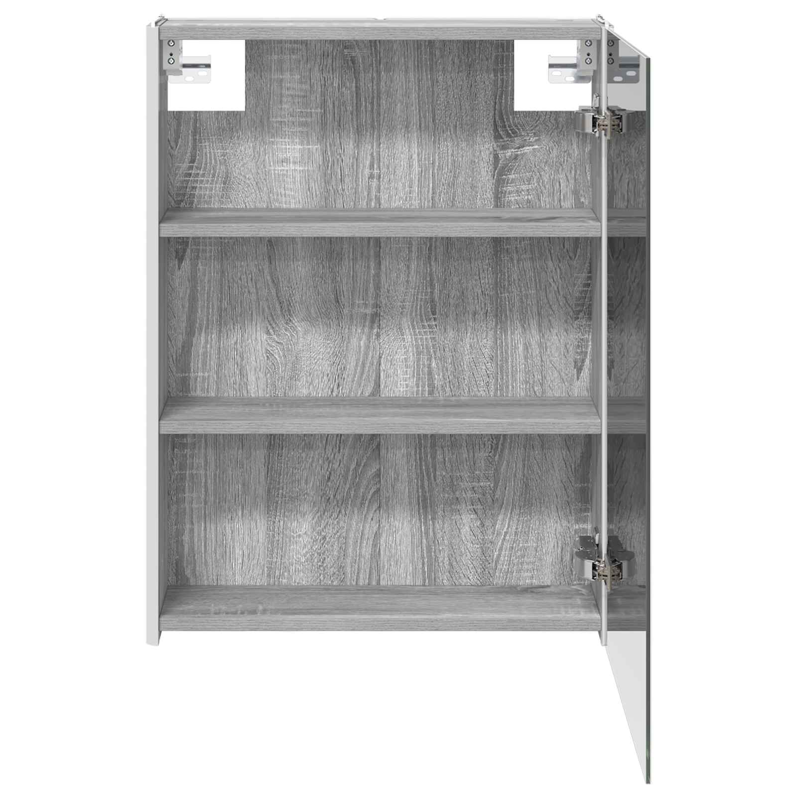Badezimmerspiegelschrank Graues Sonoma 53,5 x 15,5 x 70 cm