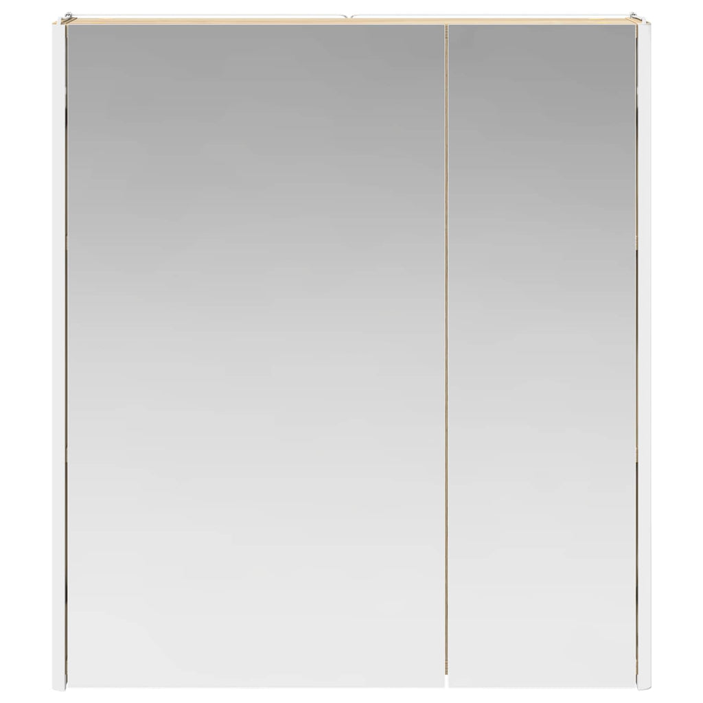 Badezimmerspiegelschrank Sonoma-Eiche 63,5 x 15,5 x 70 cm