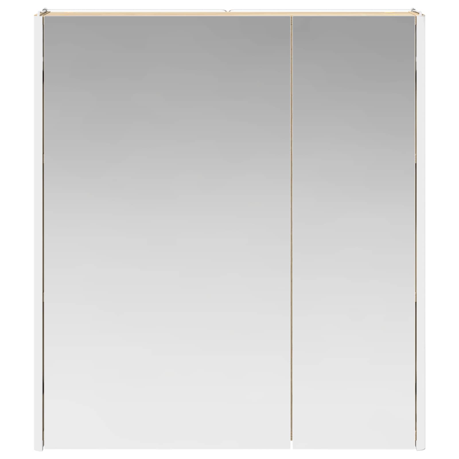 Badezimmerspiegelschrank Sonoma-Eiche 63,5 x 15,5 x 70 cm