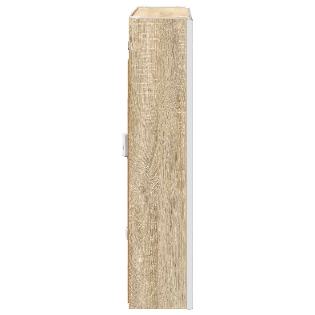 Badezimmerspiegelschrank Sonoma-Eiche 63,5 x 15,5 x 70 cm