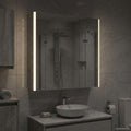 Badezimmerspiegelschrank Beton Grau 63,5 x 15,5 x 70 cm