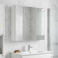 Badezimmerspiegelschrank Weiß 63,5 x 15,5 x 60,5 cm