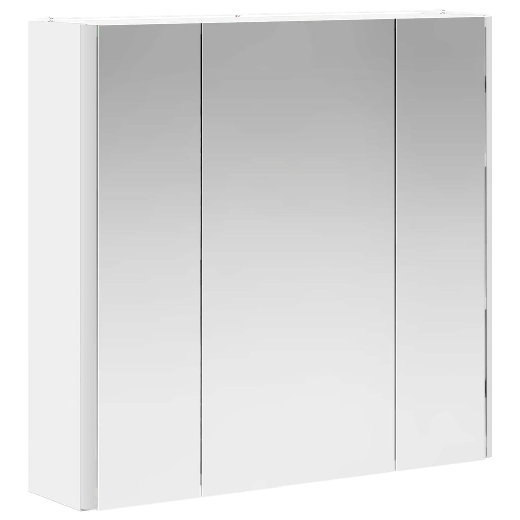 Badezimmerspiegelschrank Weiß 63,5 x 15,5 x 60,5 cm