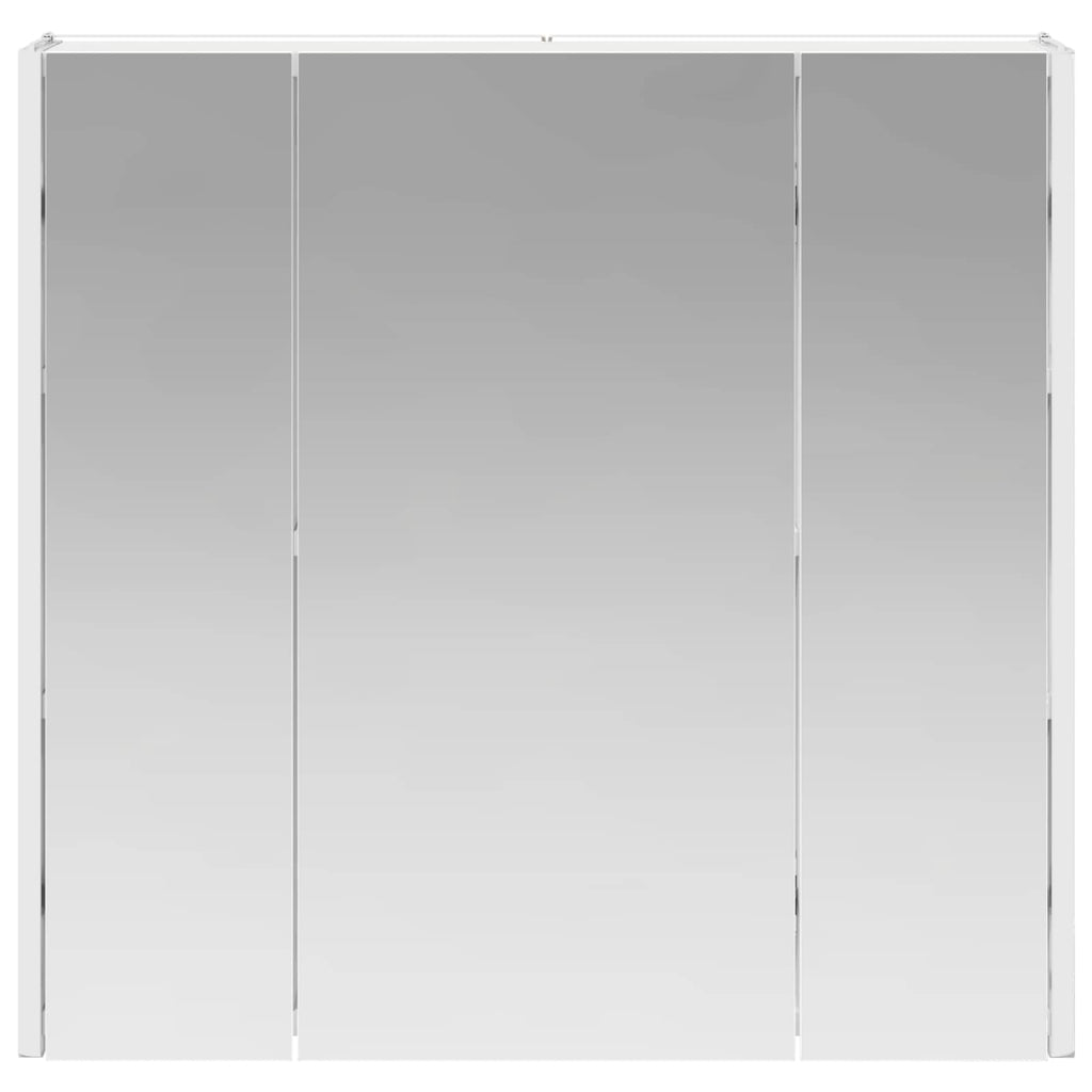 Badezimmerspiegelschrank Weiß 63,5 x 15,5 x 60,5 cm