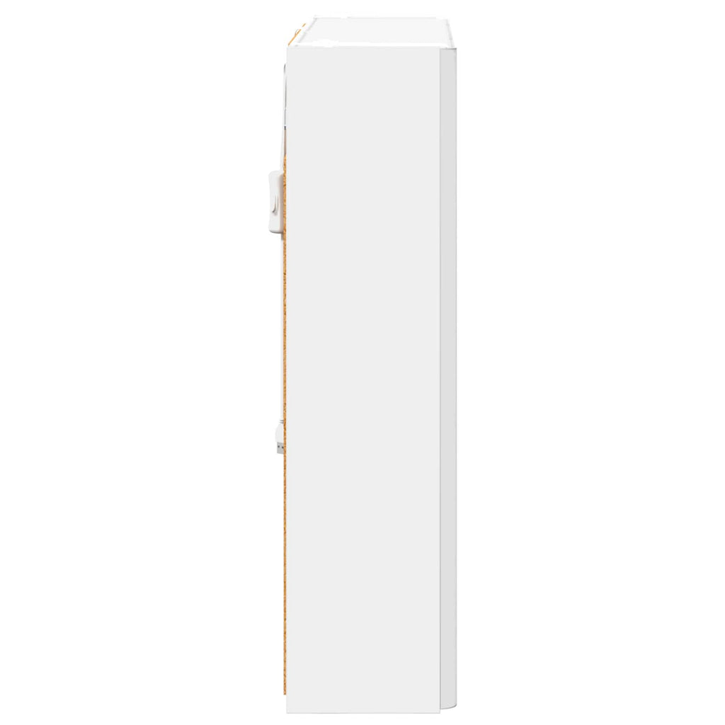 Badezimmerspiegelschrank Weiß 63,5 x 15,5 x 60,5 cm