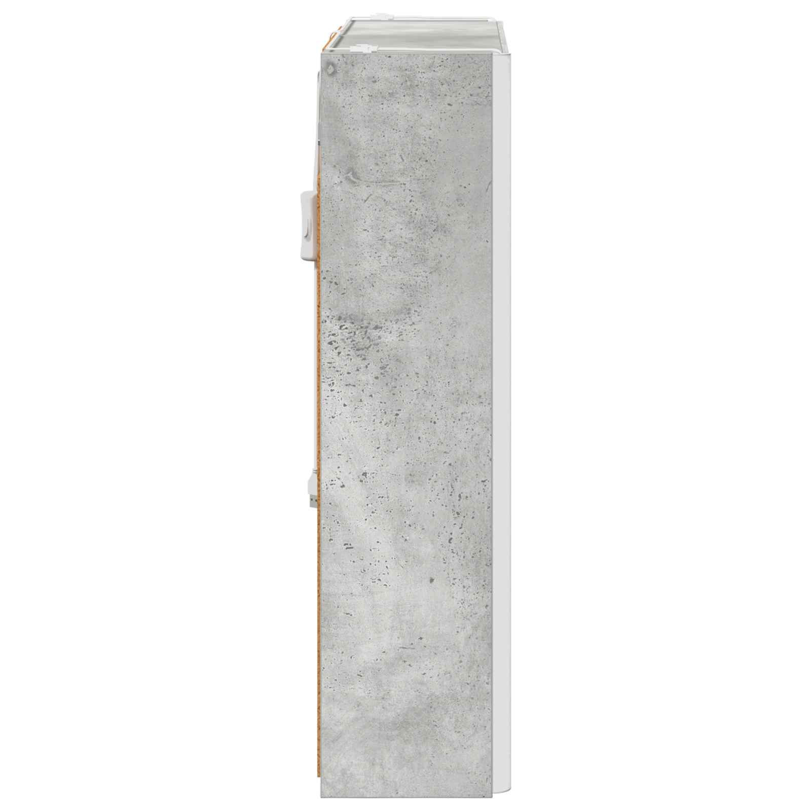 Badezimmerspiegelschrank Beton Grau 63,5 x 15,5 x 60,5 cm