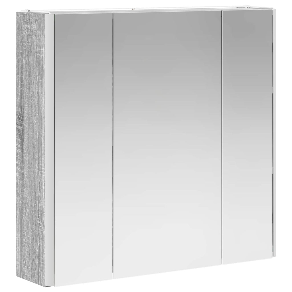 Badezimmerspiegelschrank Graues Sonoma 63,5 x 15,5 x 60,5 cm