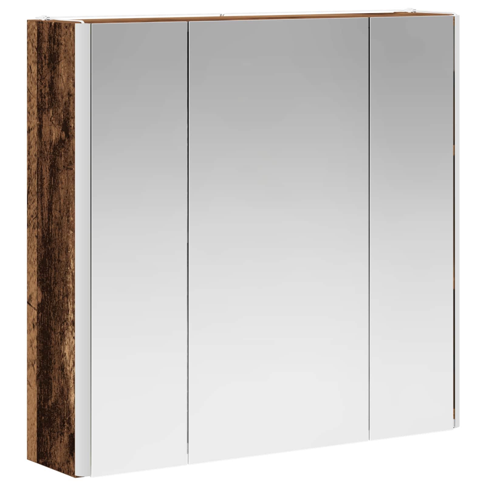 Badezimmerspiegelschrank Altholz 63,5 x 15,5 x 60,5 cm