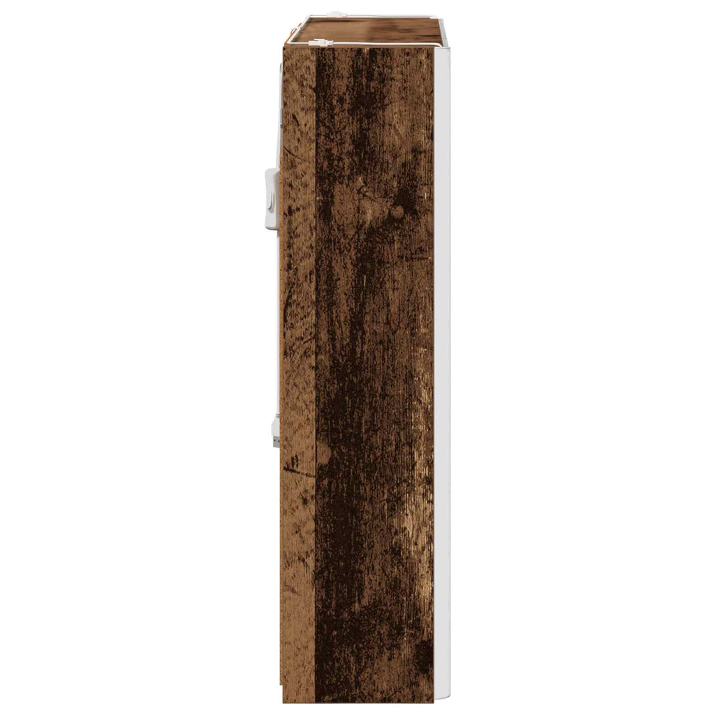 Badezimmerspiegelschrank Altholz 63,5 x 15,5 x 60,5 cm