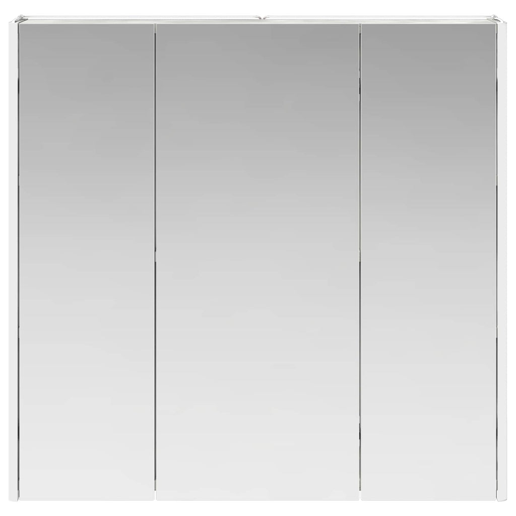 Badezimmerspiegelschrank mit Tür Beton Grau 73,5 x 15,5 x 70 cm