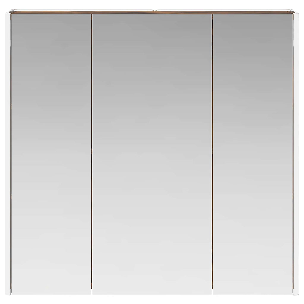 Badezimmerspiegelschrank Geräucherte Eiche 73,5 x 15,5 x 70 cm