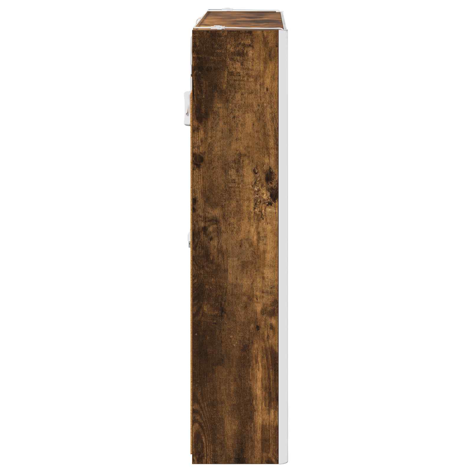 Badezimmerspiegelschrank Geräucherte Eiche 73,5 x 15,5 x 70 cm