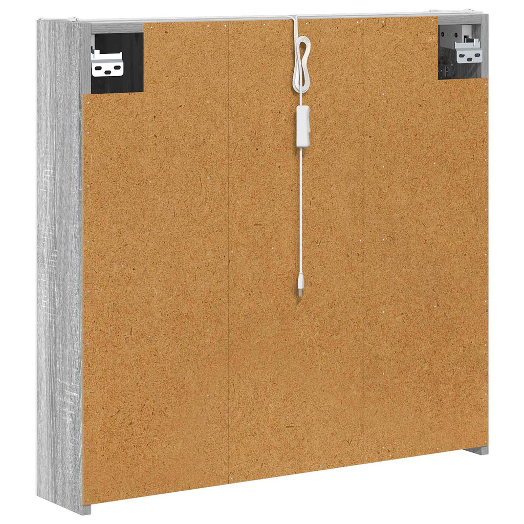 Badezimmerspiegelschrank Graues Sonoma 73,5 x 15,5 x 70 cm
