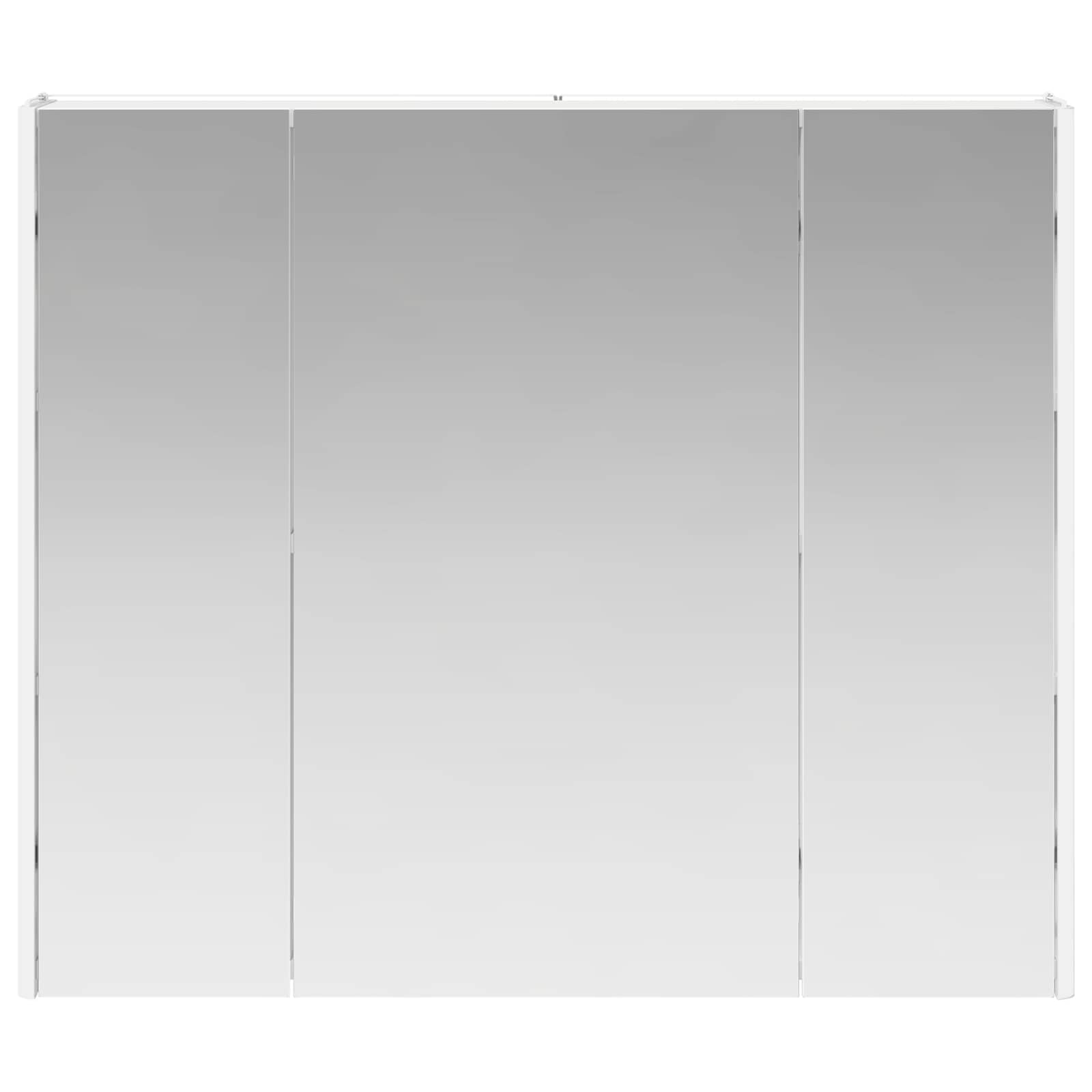 Badezimmerspiegelschrank Weiß 83,5 x 15,5 x 70 cm Holzwerkstoff