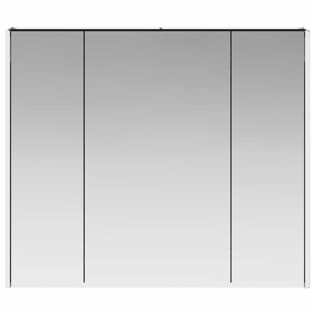 Badezimmerspiegelschrank Schwarz Eichen-Optik