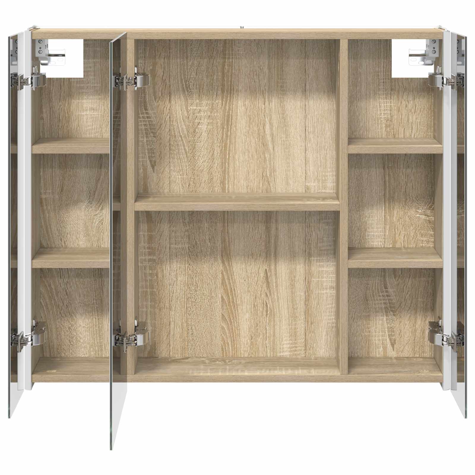 Badezimmerspiegelschrank Sonoma-Eiche 83,5 x 15,5 x 70 cm