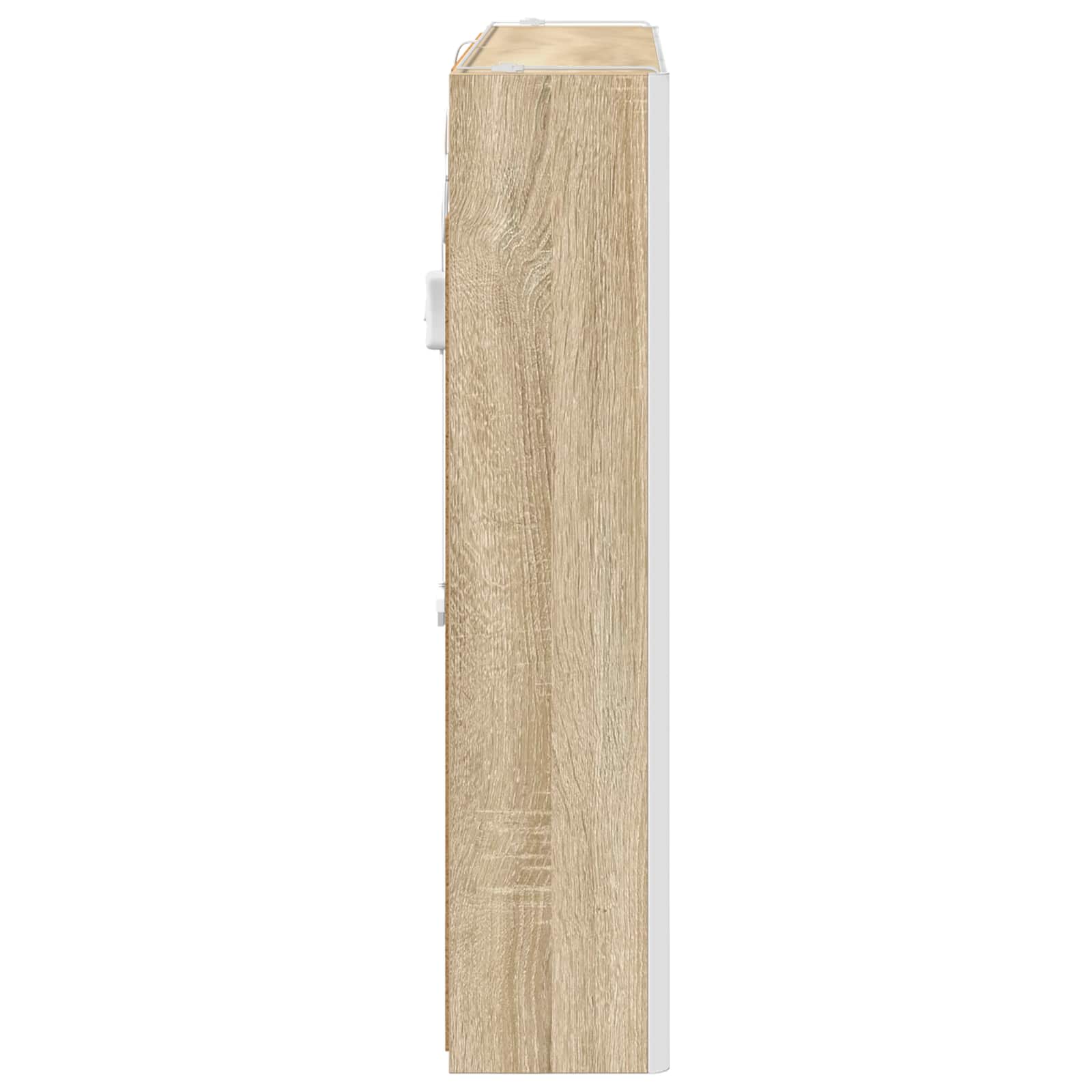 Badezimmerspiegelschrank Sonoma-Eiche 83,5 x 15,5 x 70 cm