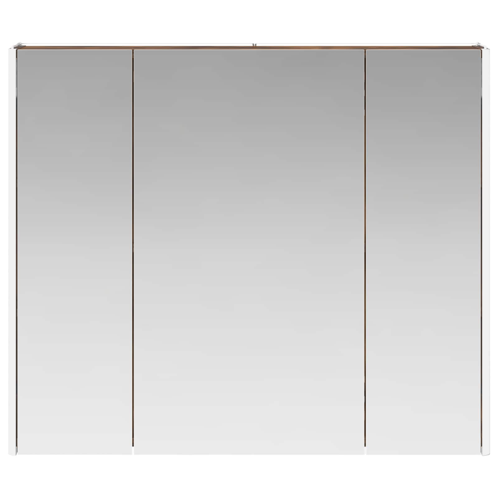 Badezimmerspiegelschrank Geräucherte Eiche 83,5 x 15,5 x 70 cm