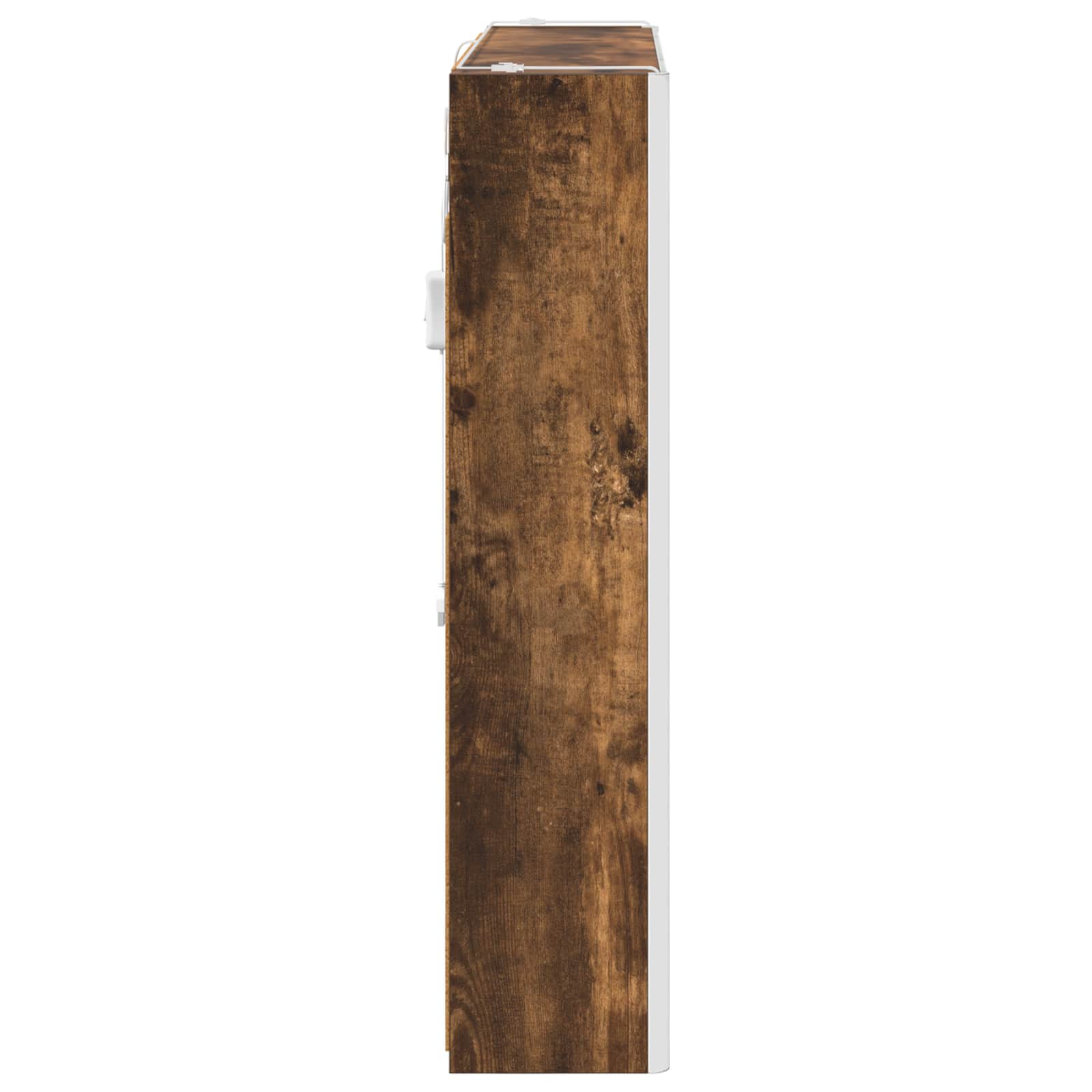 Badezimmerspiegelschrank Geräucherte Eiche 83,5 x 15,5 x 70 cm