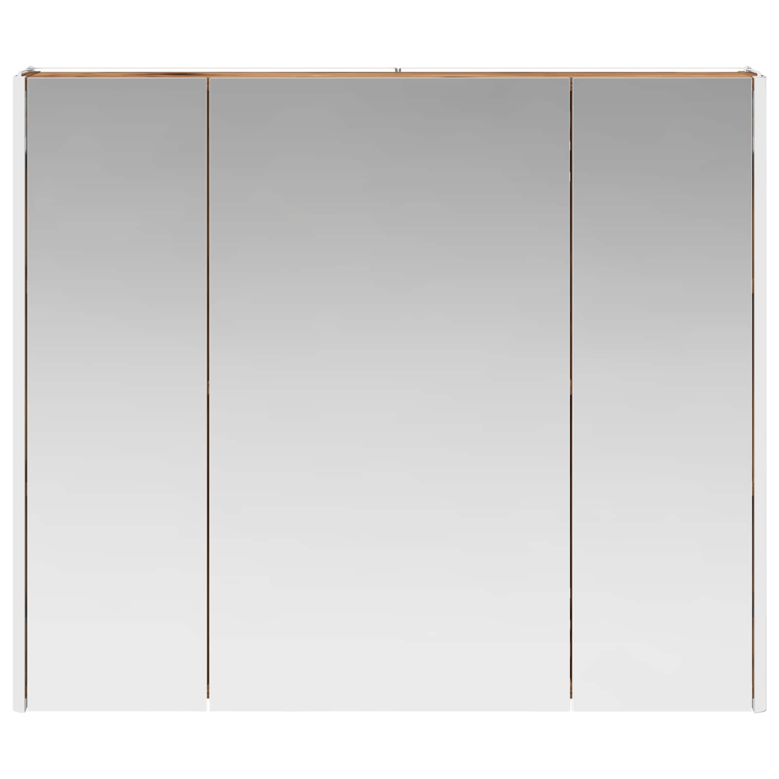 Badezimmerspiegelschrank Altholz 83,5 x 15,5 x 70 cm