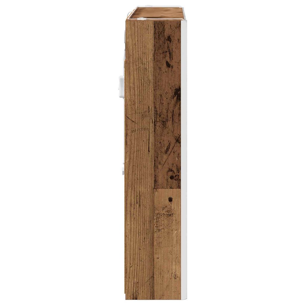 Badezimmerspiegelschrank Altholz 83,5 x 15,5 x 70 cm