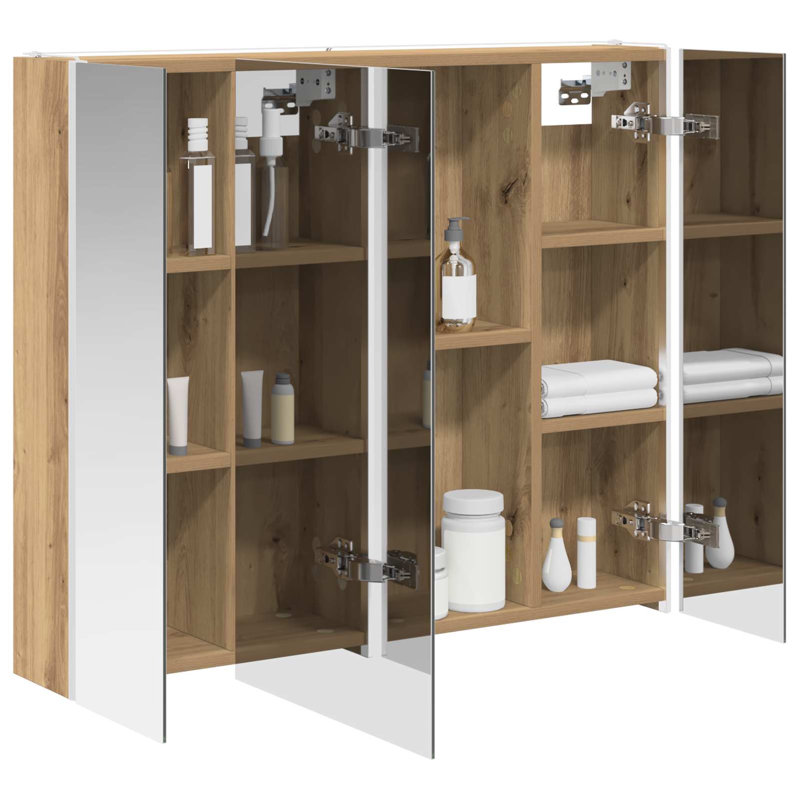 Badezimmerspiegelschrank Kunsthandwerk Eiche