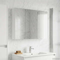 Badezimmerspiegelschrank Weiß 103,5 x 15,5 x 70 cm